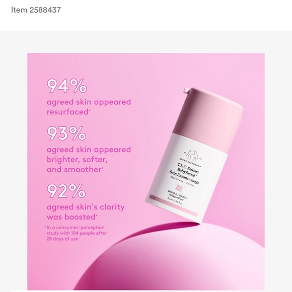 NIB!! Drunk Elephant T.L.C Sukari babyfacial (full size) - Picture 4 of 4